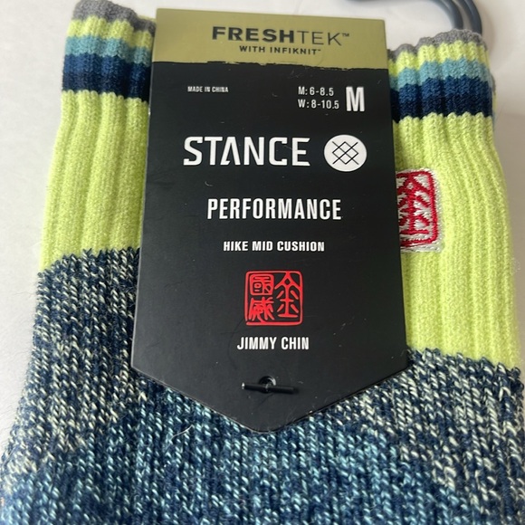 Stance Performance Hike Mid Cushion Wool Blend Crew Socks Size Medium - Picture 10 of 16